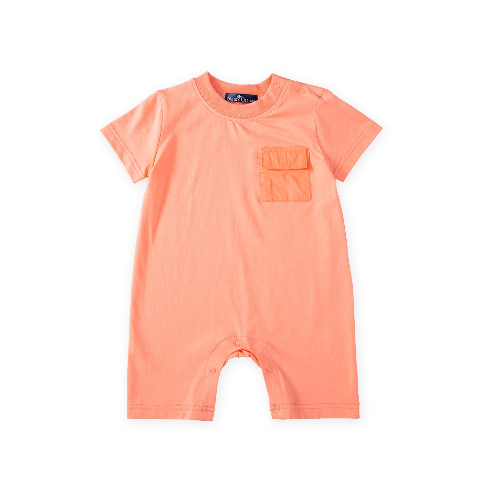 Otis Romper - Soft Orange